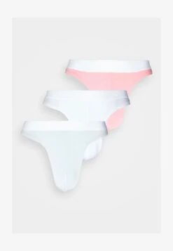 Pier One 3 PACK - Slip - Pink/white/light Blue -Pier One 01f43055857e4bcea6c8febdae4a87cd