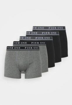 Pier One 5 PACK - Panties - Black/khaki -Pier One 0bef183125834ec58b4062b836afe5ae 2