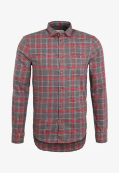 Pier One Hemd - Grey/coral 11 Pier One Hemd - Grey/coral -Pier One 3c54537d480e44568ceab76ddefde4e0