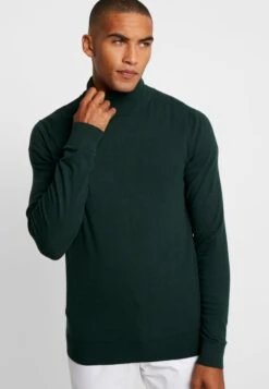 Pier One Strickpullover - Dark Green