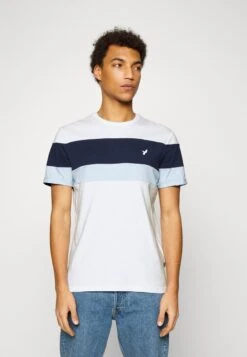 Pier One T-Shirt Print - White/blue