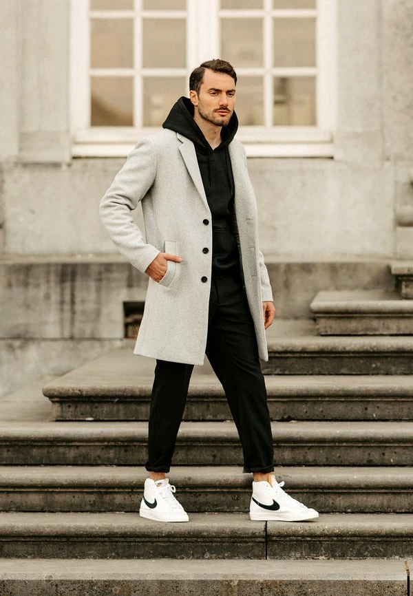 Pier One Klassischer Mantel - Grey 6 Pier One Klassischer Mantel - Grey – Bild 6