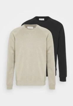 Pier One 2 PACK - Sweatshirt - Tan/black 11 Pier One 2 PACK - Sweatshirt - Tan/black -Pier One 6a7cffa918a047328320e3fd00079391