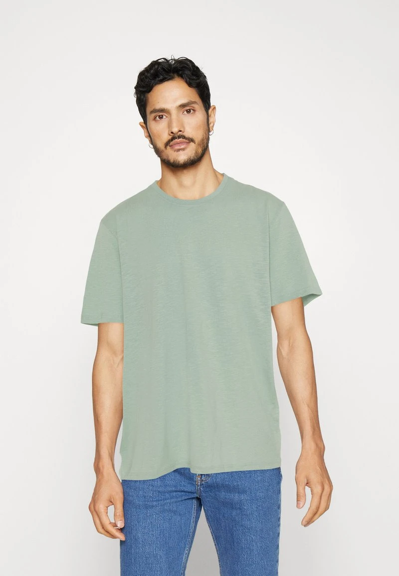 Pier One 5 PACK - T-Shirt Basic - Mint/off-white/khaki 2 Pier One 5 PACK - T-Shirt Basic - Mint/off-white/khaki – Bild 2