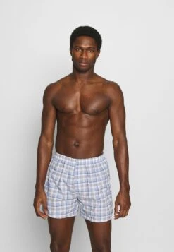 Pier One 5 PACK - Boxershorts - Light Blue/white 8 Pier One 5 PACK - Boxershorts - Light Blue/white -Pier One 99a4bd53733c43c3a89af2e6271e1a81