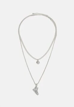 Pier One UNISEX 2 PACK - Halskette - Silver-coloured -Pier One 9d038e7670c342348d18a1c1009866cc