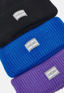 Pier One UNISEX 3 PACK - Mütze - Black/purple/blue 8 Pier One UNISEX 3 PACK - Mütze - Black/purple/blue -Pier One ba5783bb60ed4e1b9b810cbea2ad8012