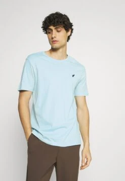 Pier One 5 PACK - T-Shirt Basic - Light Grey - 101_white - 001_green - 602 -Pier One c5d09be1320042ecb8b6f671d155ac8e