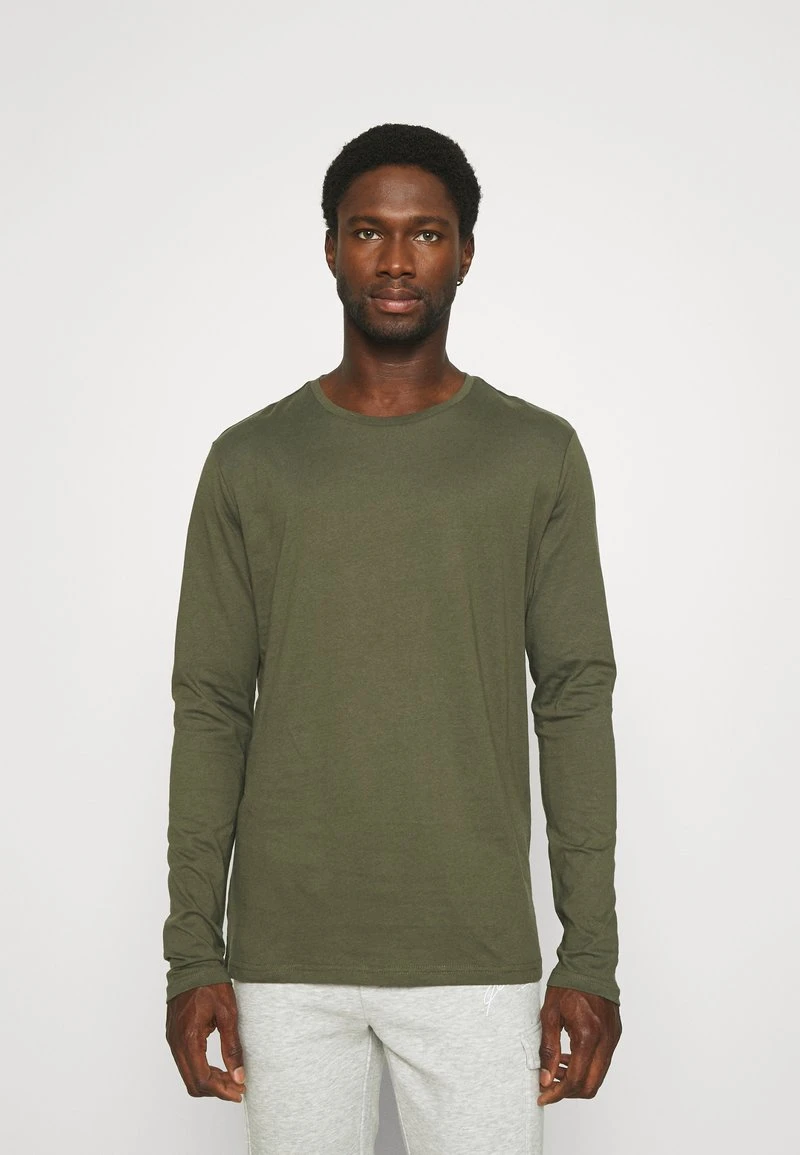 Pier One 2 PACK - Langarmshirt - Olive/dark Blue 4 Pier One 2 PACK - Langarmshirt - Olive/dark Blue – Bild 4