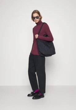 Pier One 2 PACK - Langarmshirt - Bordeaux/dark Blue